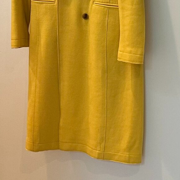 Banana Republic Yellow Trench Coat, Size S - Picture 4 of 4
